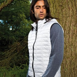 Plain Honeycomb hooded gilet 2786 Outer: 36gsm, Lining: 52gsm, Wadding: 250 GSM